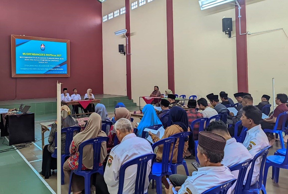 Wujudkan Pembangunan Tepat Sasaran, Pemdes Jambu Gelar Musrenbangdes Penyusunan RKP Desa 2027